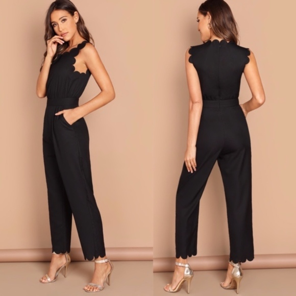 LAST - SLAY AWAY Chic Jumpsuit - BLACK    - Picture 2 of 3